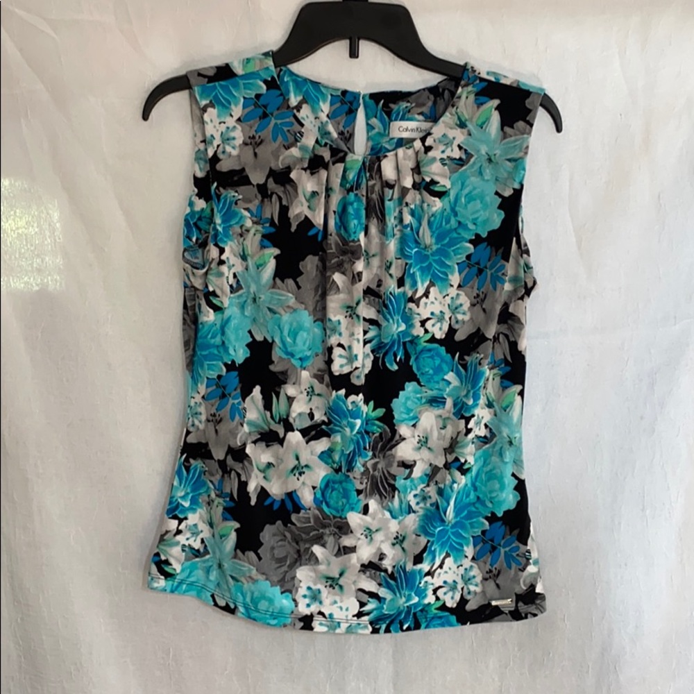Calvin Klein floral patterned tank top